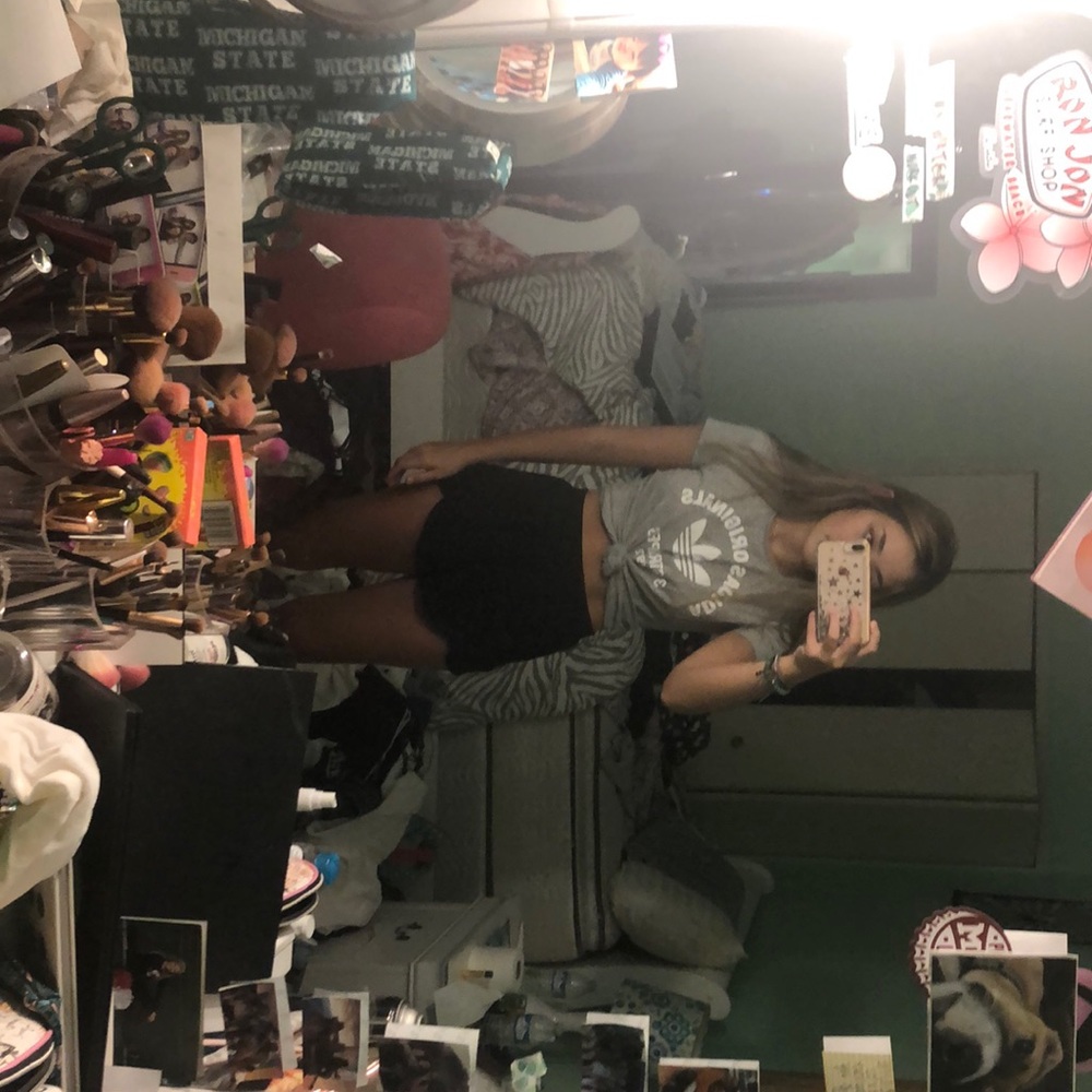 Adidas grey top